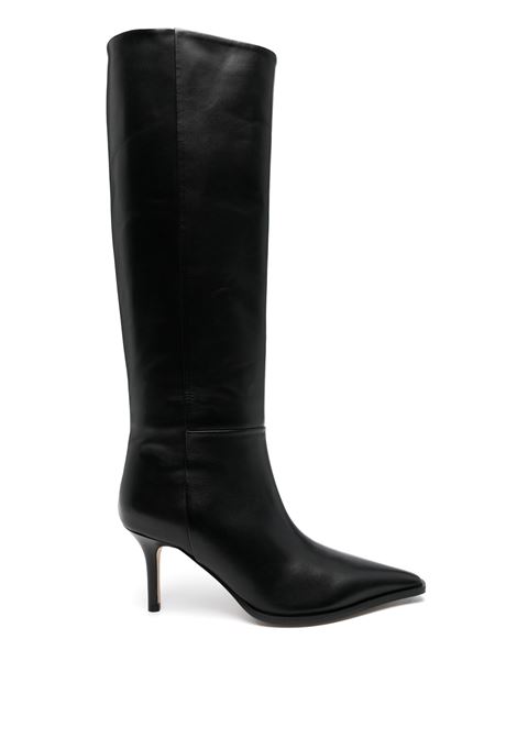 stivali tula donna neri in pelle AEYDE | A11-KB-TULP75ST95-FW24-800-001BLACK