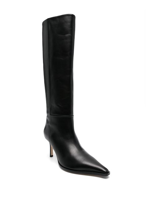stivali tula donna neri in pelle AEYDE | A11-KB-TULP75ST95-FW24-800-001BLACK
