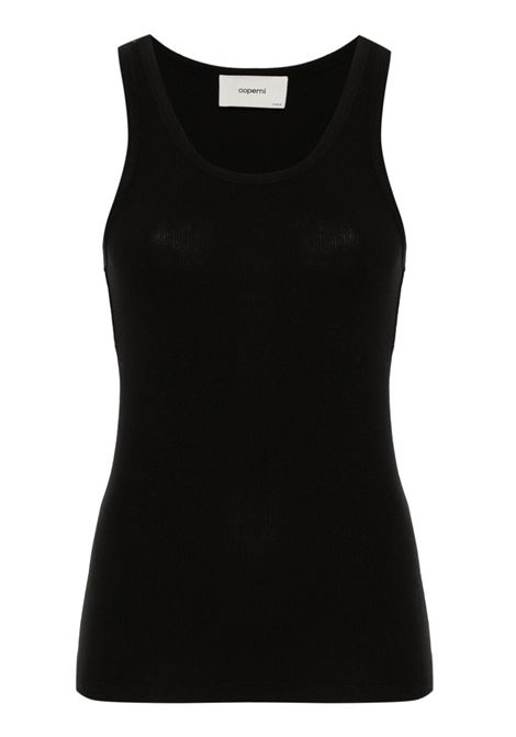 top rib logo donna nera in cotone COPERNI | COPJS12F5006BLK