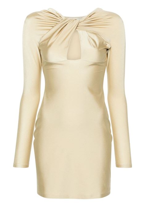 abito jersey twisted cut-out donna beige in poliamide COPERNI | COPJS18545BEI