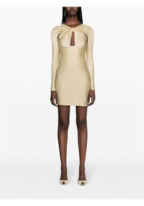 abito jersey twisted cut-out donna beige in poliamide COPERNI | COPJS18545BEI