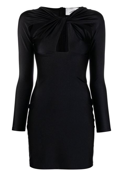 abito jersey twisted cut-out donna nero in poliamide COPERNI | COPJS18545BLK