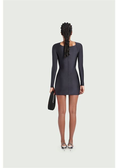 abito jersey twisted cut-out donna nero in poliamide COPERNI | COPJS18545BLK