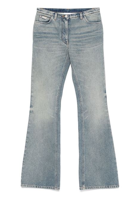 jenas 70's  bootcut donna blu in cotone COURRÈGES | 324DPA221DE00337052