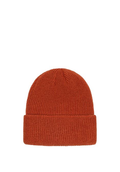 cappello basic cuff beanie uomo dark orange  in acrilico STÜSSY | 1321019924