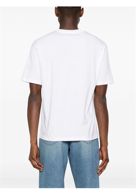 t-shirt boxy micro logo uomo bianca APC | COHBW-H26386TAG