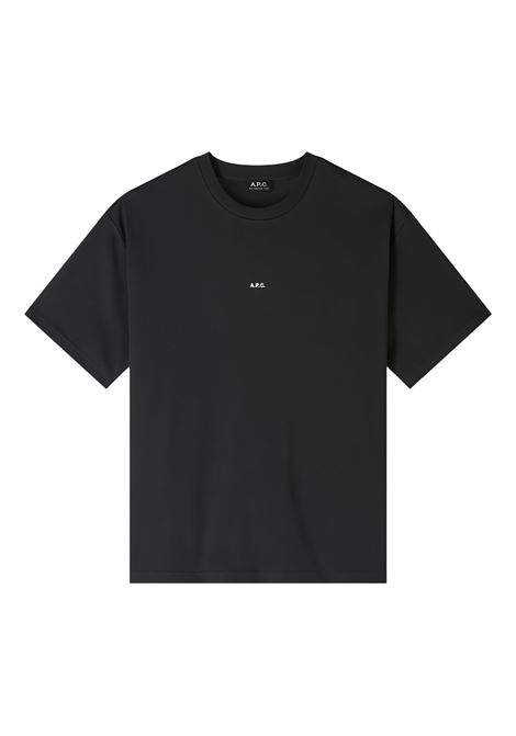t-shirt boxy micro logo uomo bianca APC | COHBW-H26386TAG
