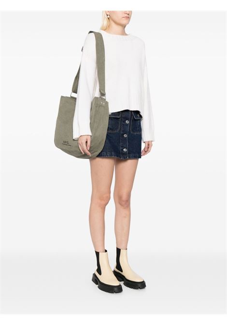 borsa jurnal satchel donna khaki APC | PSAJZ-M61939JAA