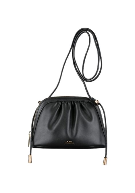 borsa ninon small drawstring donna nera APC | PUAAT-F61765LZZ