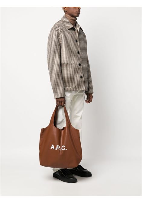 borsa ninon tote donna marrone APC | PUAAT-M61565CAD