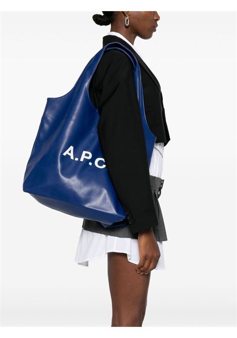 borsa ninon tote donna blu APC | PUAAT-M61565IAG