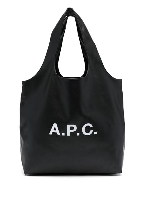 borsa ninon tote donna nera APC | PUAAT-M61565LZZ