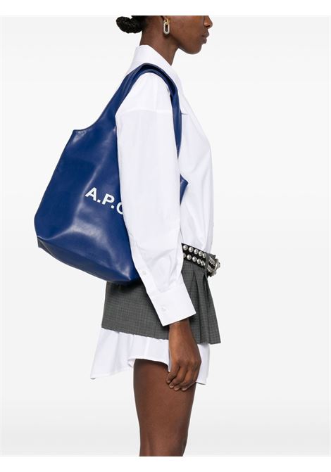 borsa ninion small tote donna blue APC | PUAAT-M61861IAG