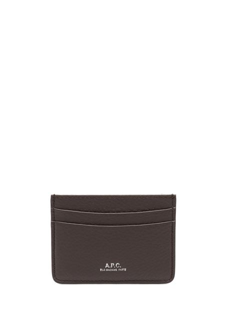 portacarte andre unisex marrone APC | PXCBC-H63028CAV