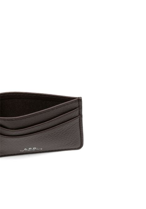 portacarte andre unisex marrone APC | PXCBC-H63028CAV