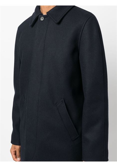 cappotto mac auster uomo navy APC | WOZAA-H01299PIA