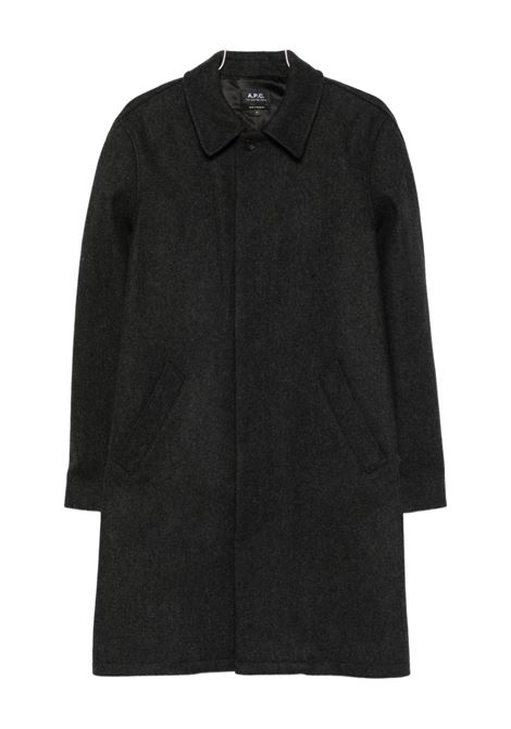 cappotto mac auster uomo antracite APC | WOZAA-H01299PLC