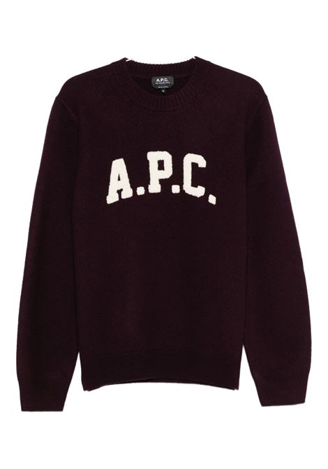 maglione edward uomo bordeaux APC | WVBDK-H23458GAC
