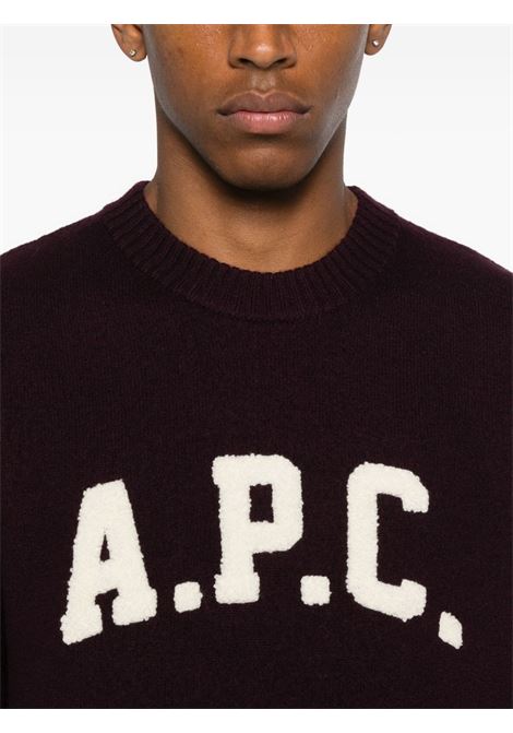 maglione edward uomo bordeaux APC | WVBDK-H23458GAC