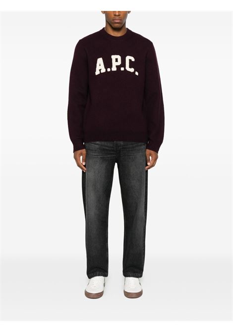 maglione edward uomo bordeaux APC | WVBDK-H23458GAC