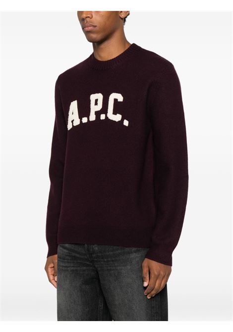 maglione edward uomo bordeaux APC | WVBDK-H23458GAC
