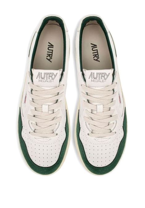 sneakers medalist low aulm gs42 uomo bianche e verdi AUTRY | AULMGS42