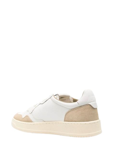 sneakers medalist low aulm gs44 uomo bianche e beige chiaro AUTRY | AULMGS44