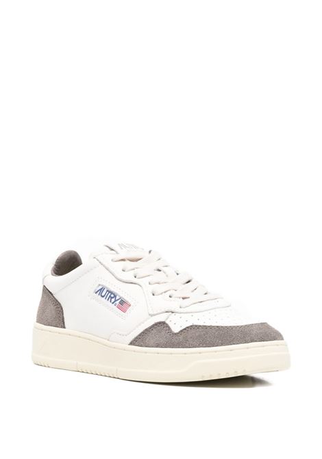 sneakers medalist low aulw gs45 donna bianche e grigie AUTRY | AULWGS45