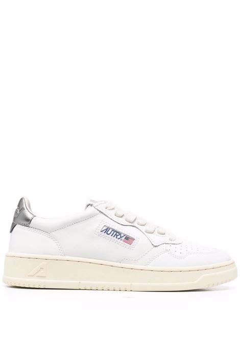 sneakers medalist low aulw ll05 donna bianche e argento AUTRY | AULWLL05