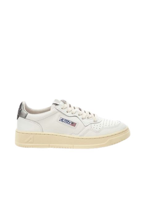 sneakers medalist low aulw ll05 donna bianche e argento AUTRY | AULWLL05