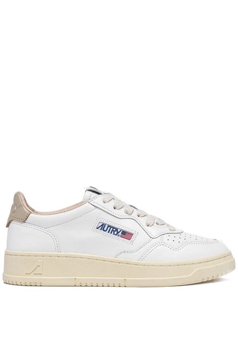 sneakers medalist low aulw ll87  donna bianche e beige AUTRY | AULWLL87