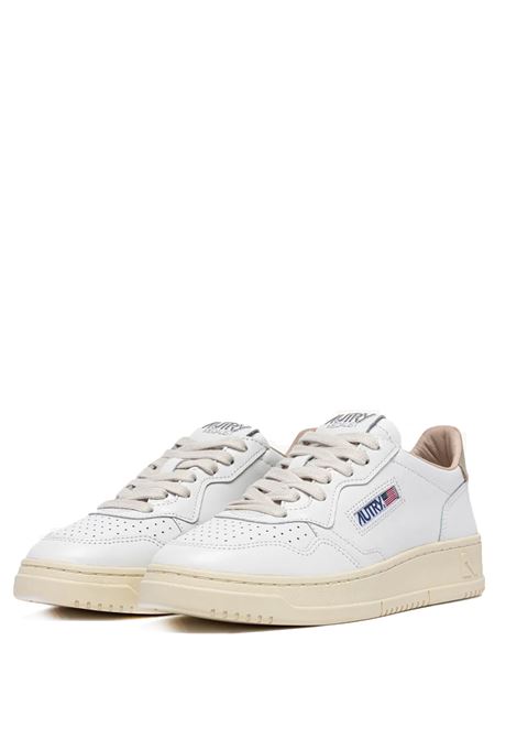 sneakers medalist low aulw ll87  donna bianche e beige AUTRY | AULWLL87
