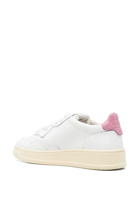 sneakers medalist low aulw  ll88 donna bianche e rosa AUTRY | AULWLL88