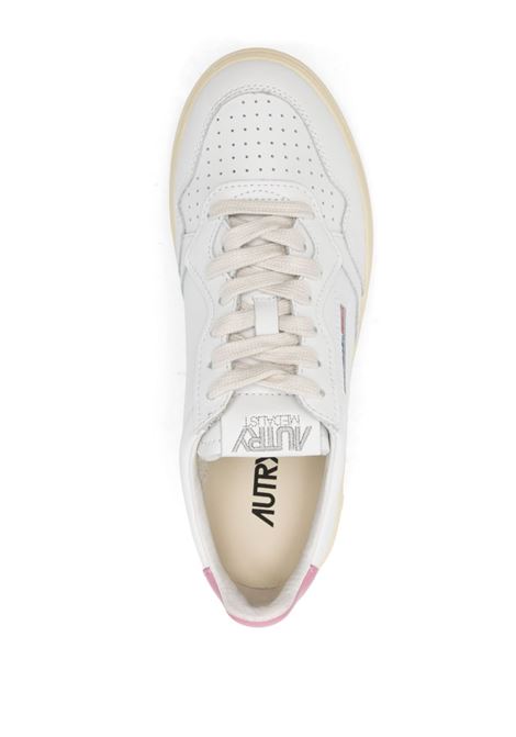 sneakers medalist low aulw  ll88 donna bianche e rosa AUTRY | AULWLL88