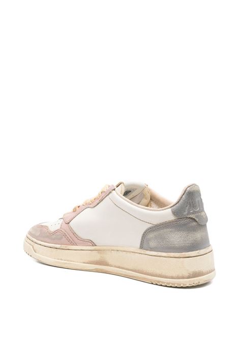sneakers medalist low super vintage avlwmt06 donna bianche e rosa AUTRY | AVLWMT06