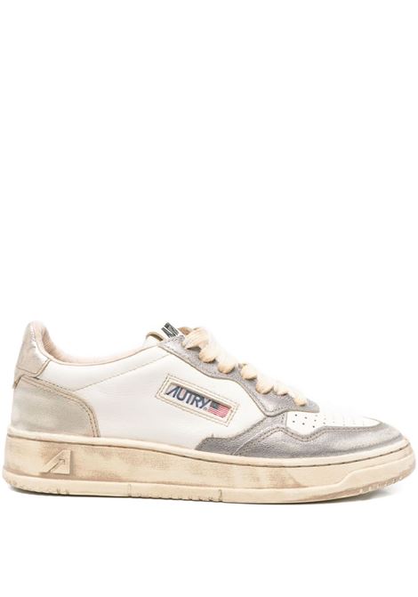 sneakers medalist low super vintage avlwmt06 donna bianche e grigie AUTRY | AVLWMT09