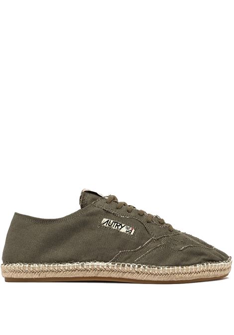 sneakers espadrillas sandy uomo verde militare AUTRY | ESLMCV04
