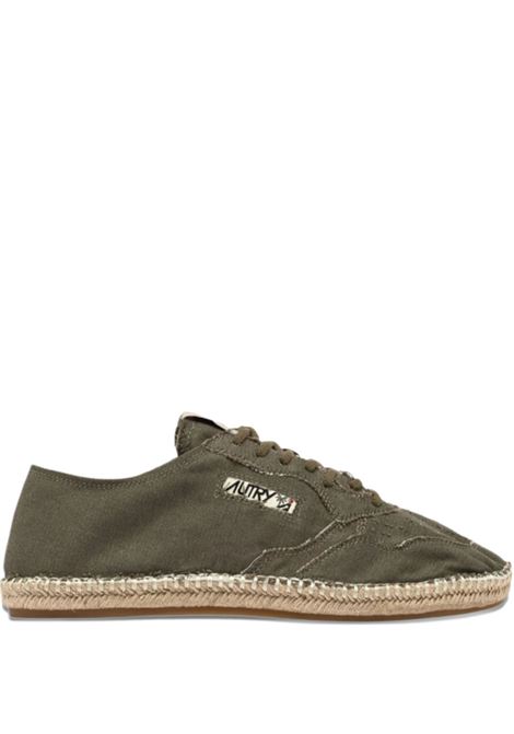 sneakers espadrillas sandy uomo verde militare AUTRY | ESLMCV04