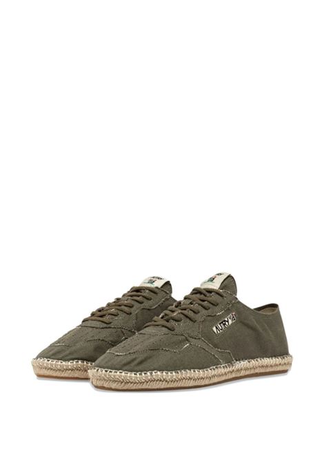 sneakers espadrillas sandy uomo verde militare AUTRY | ESLMCV04