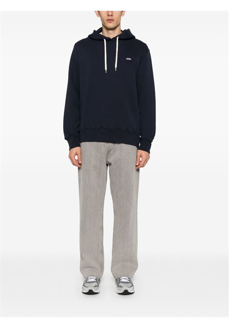 felpa con cappuccio uomo blu AUTRY | HOPMA2JB
