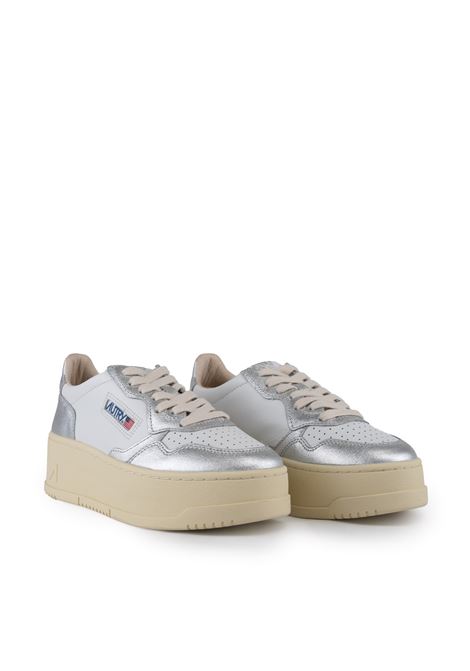 sneakers medalist ptl wwn18 donna bianche e argento AUTRY | PTLWWB18