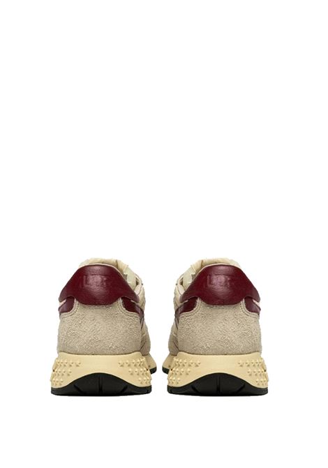 sneakers reelwind low wwlm ut25 uomo ecru e borgogna AUTRY | WWLMUT25