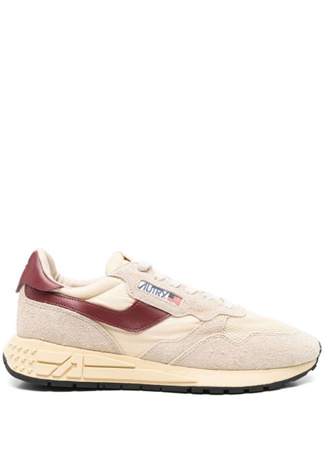 sneakers reelwind low wwlm ut25 uomo ecru e borgogna AUTRY | WWLMUT25