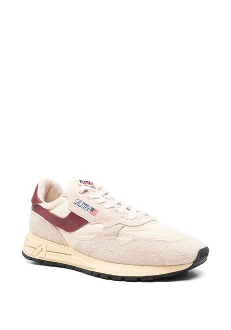 sneakers reelwind low wwlm ut25 uomo ecru e borgogna AUTRY | WWLMUT25