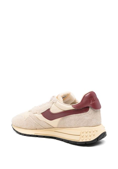 sneakers reelwind low wwlm ut25 uomo ecru e borgogna AUTRY | WWLMUT25