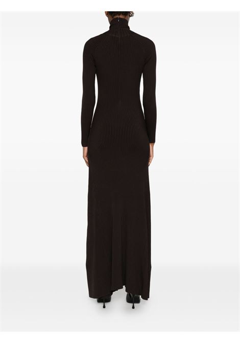 abito lungo leg cut-out donna marrone COPERNI | COPML155Y301BRW