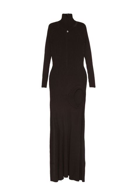 abito lungo leg cut-out donna marrone COPERNI | COPML155Y301BRW