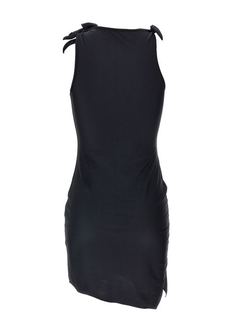 mini abito asymmetric flower donna nero COPERNI | COPR154F5001BLK