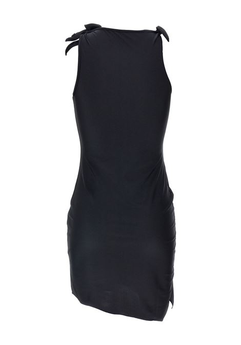 mini abito asymmetric flower donna nero COPERNI | COPR154F5001BLK