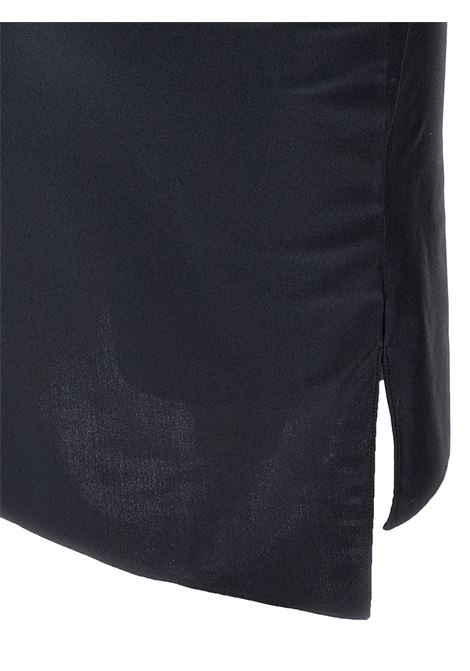 mini abito asymmetric flower donna nero COPERNI | COPR154F5001BLK